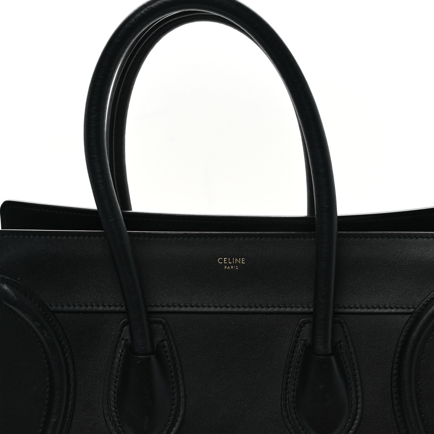 Celine Smooth Calfskin Micro Luggage Black 8 of 11