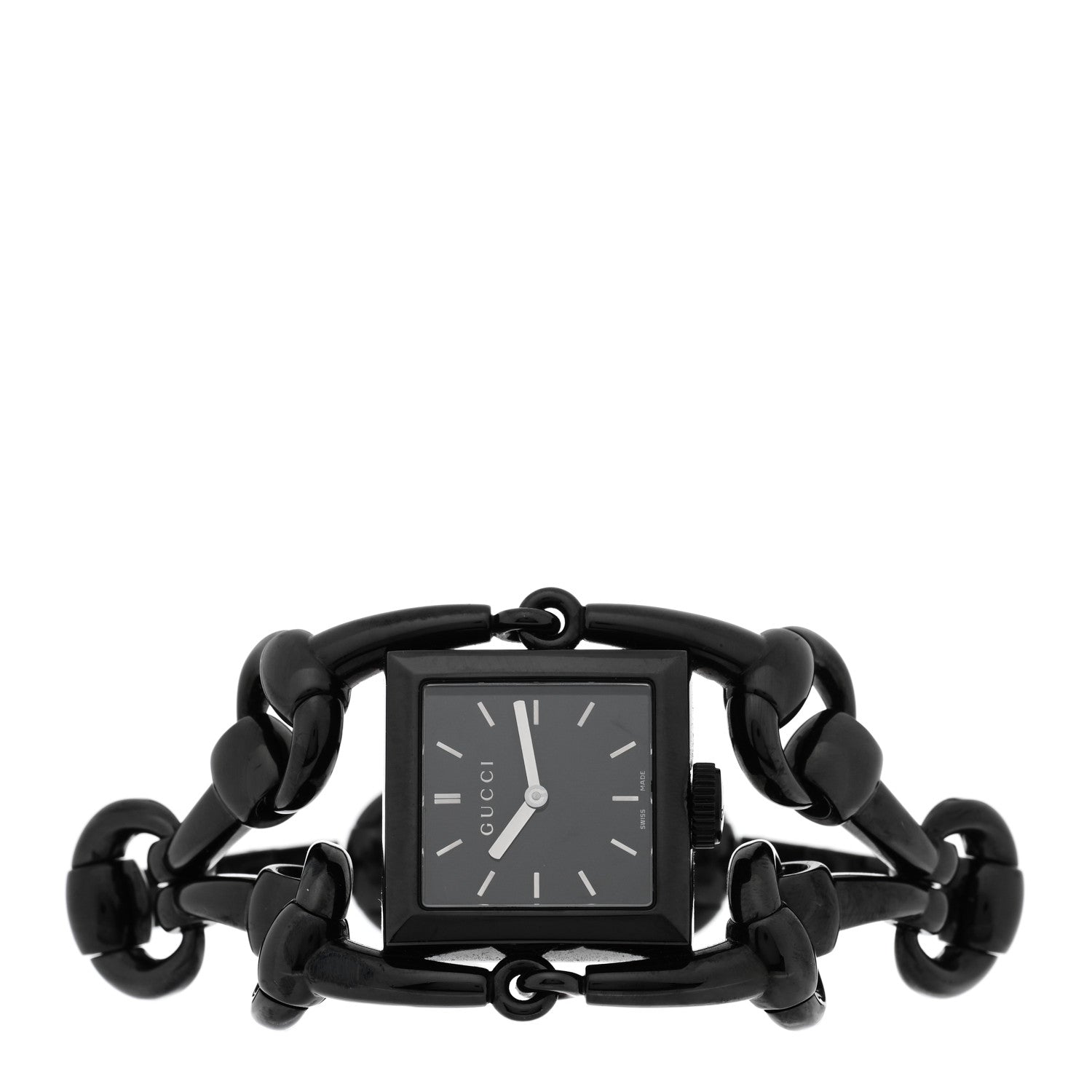 Gucci PVD Stainless Steel 25mm Signoria Quartz Watch Black 2 of 5