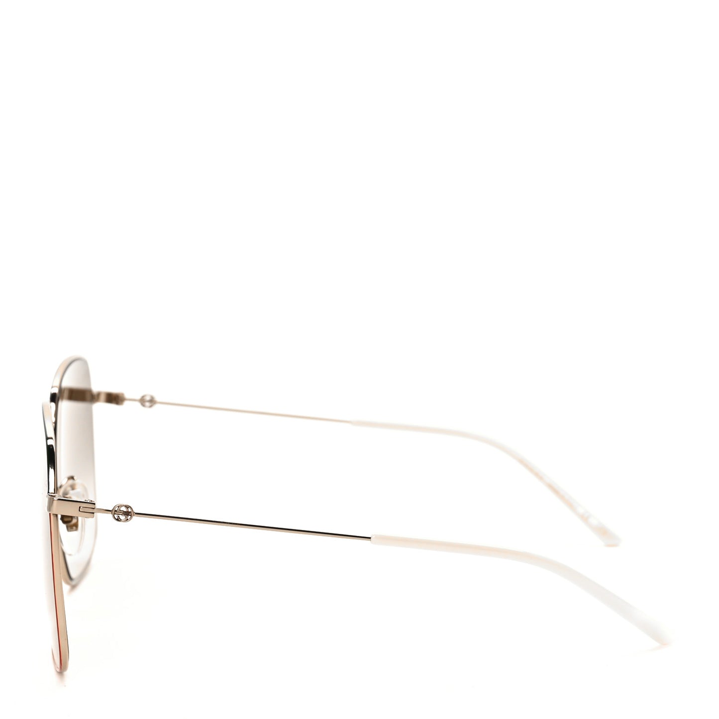Web Rectangular Frame Interlocking G Sunglasses GG0394S Green Red