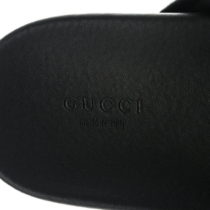 Gucci Nylon Web Womens Slide Sandals 40 Black Green Red 7 of 11