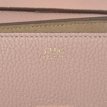 Chloe Grained Lambskin Mini Drew Shoulder Bag Cement Pink 6 of 9
