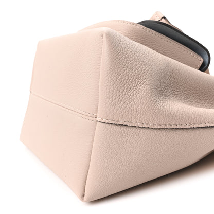 Louis Vuitton Calfskin Lockme Bucket MM Greige 9 of 9