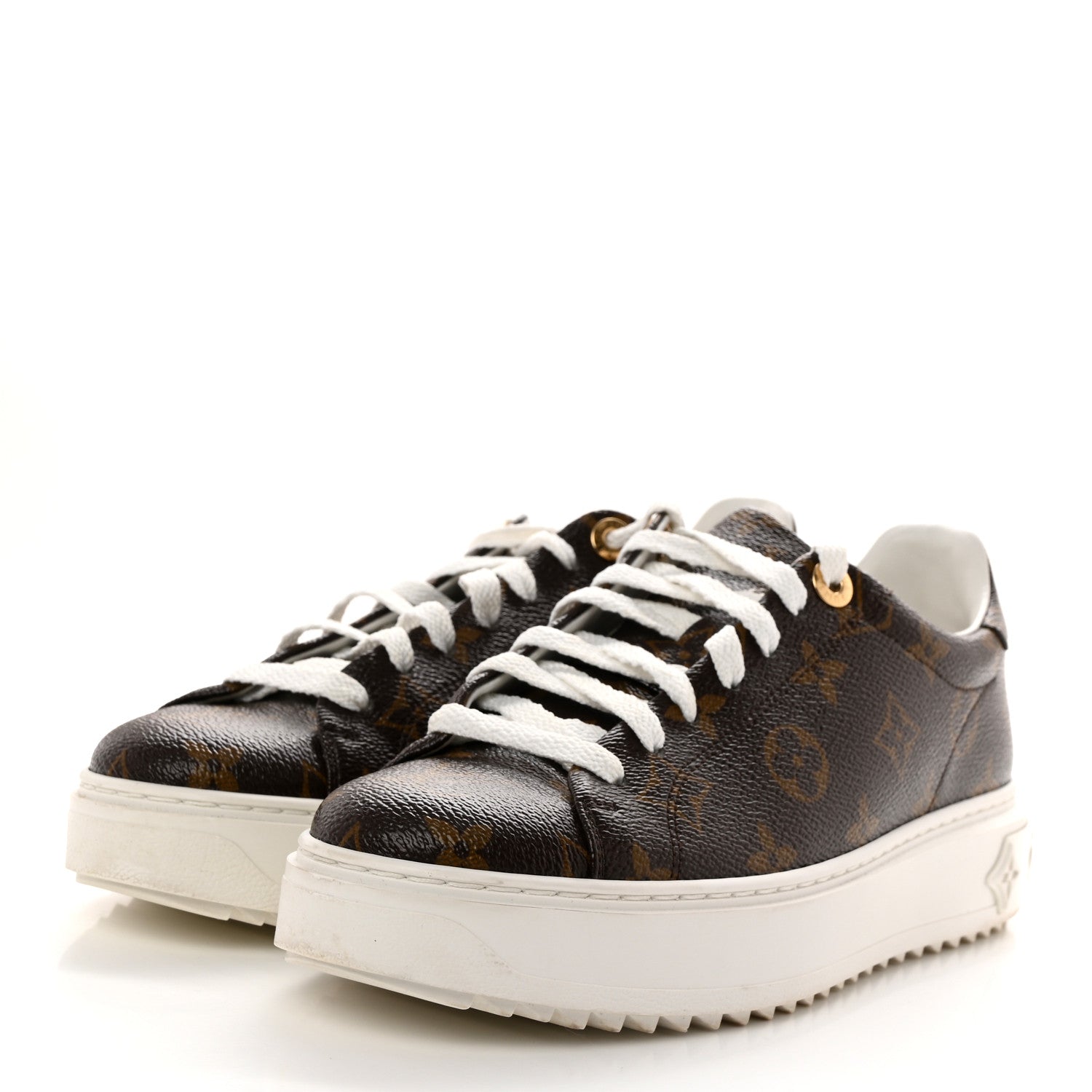 Louis Vuitton Monogram Time Out Sneakers 36.5 3 of 8