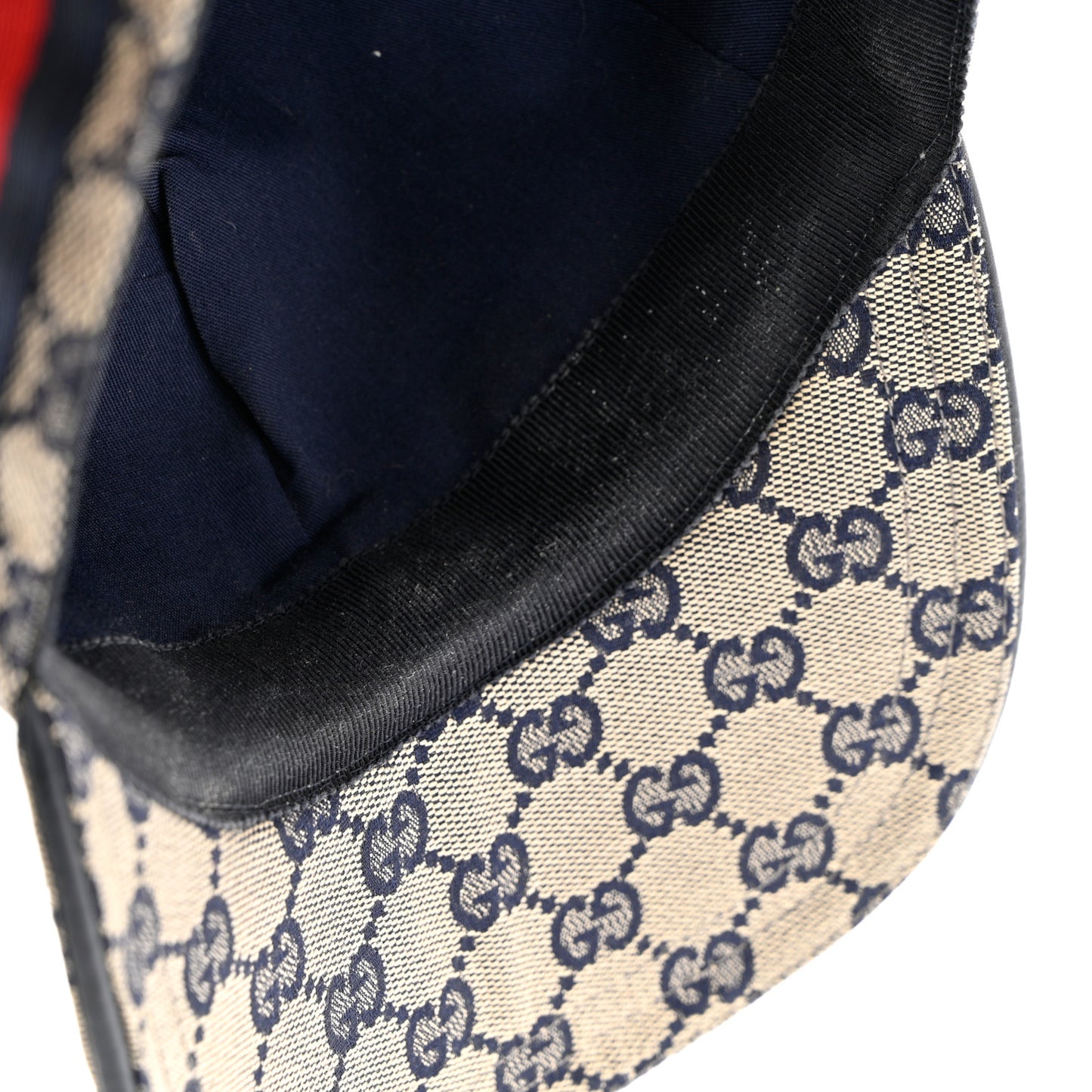 Monogram Web Baseball Hat M Beige Blue