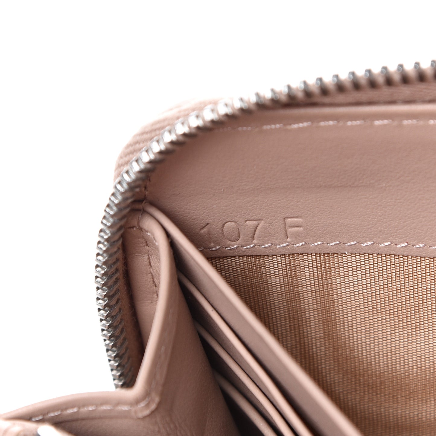 Soft Calfskin Diagramme Zip Around Wallet Cipria