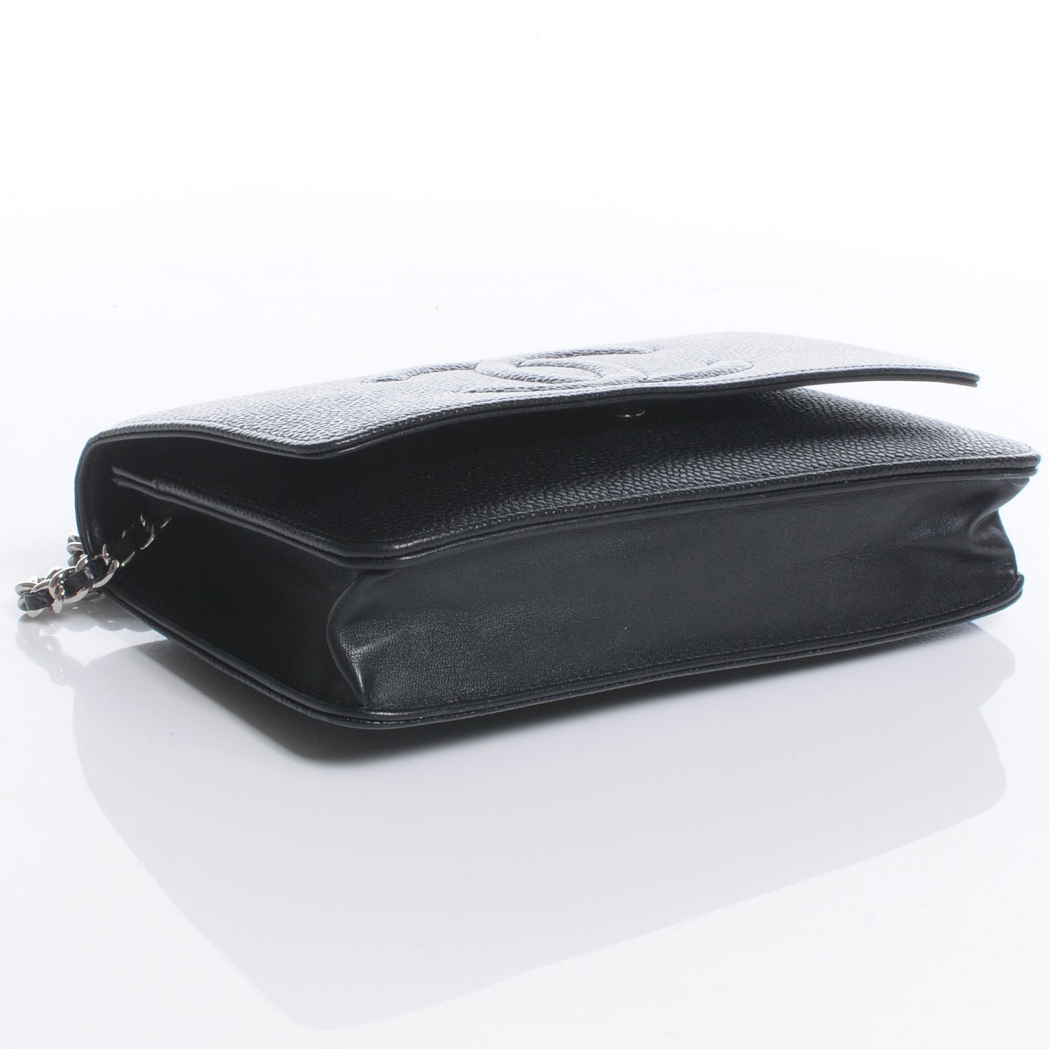 Chanel Caviar Wallet on Chain WOC Black 4 of 9