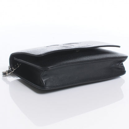 Chanel Caviar Wallet on Chain WOC Black 4 of 9