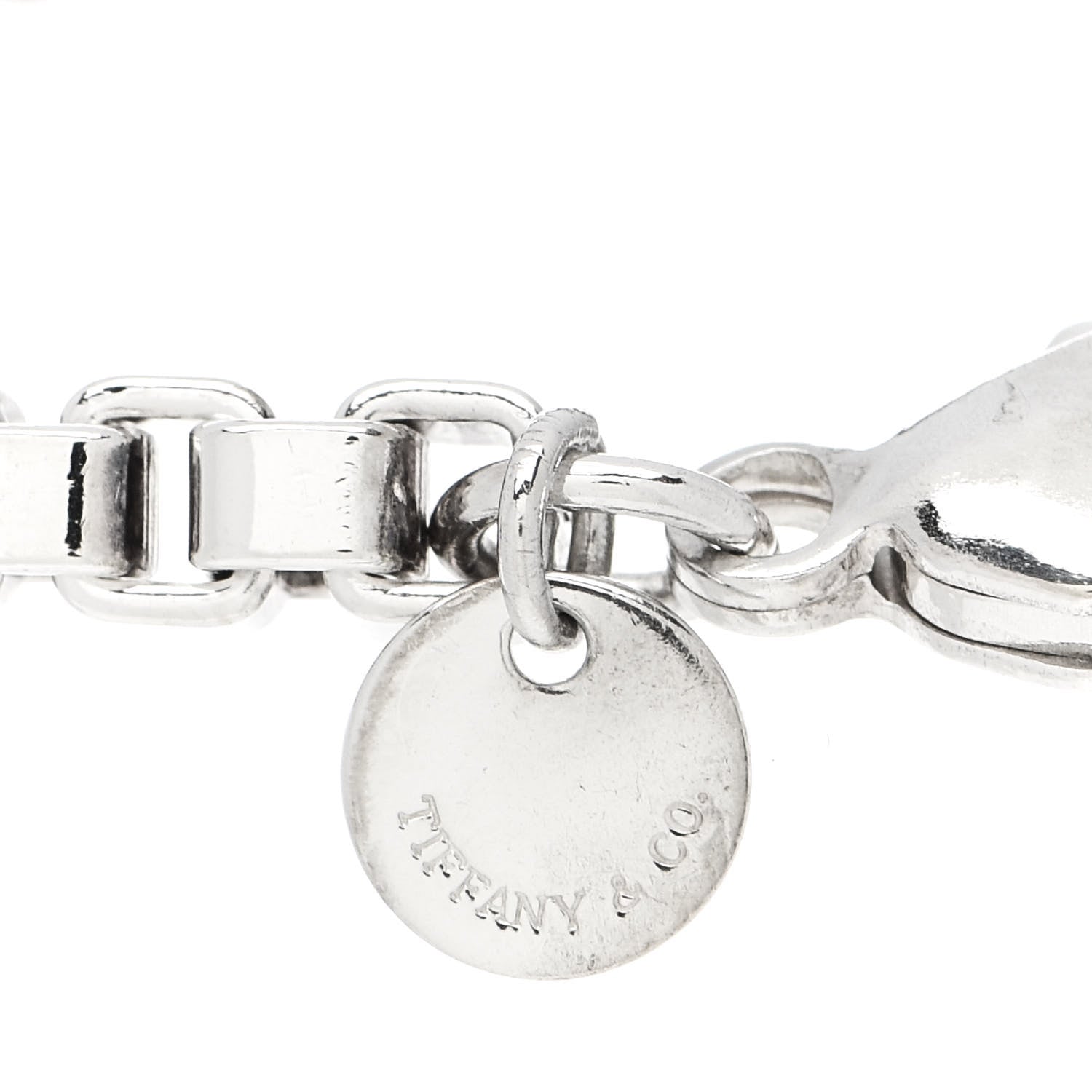 Tiffany Sterling Silver 4mm Venetian Link Bracelet 3 of 4