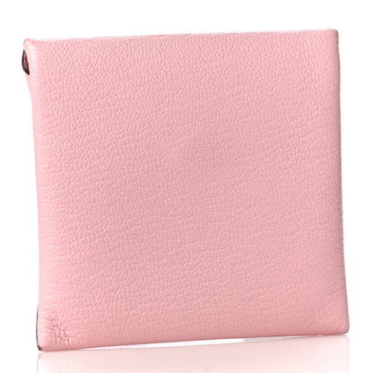 Hermes Chevre Mysore Bastia Coin Purse Rose Sakura 2 of 4
