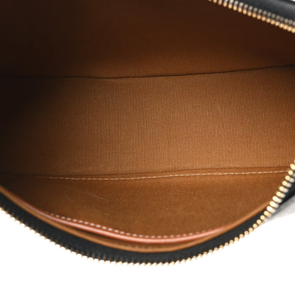 Celine Triomphe Canvas Calfskin Ava Shoulder Bag Tan 5 of 11