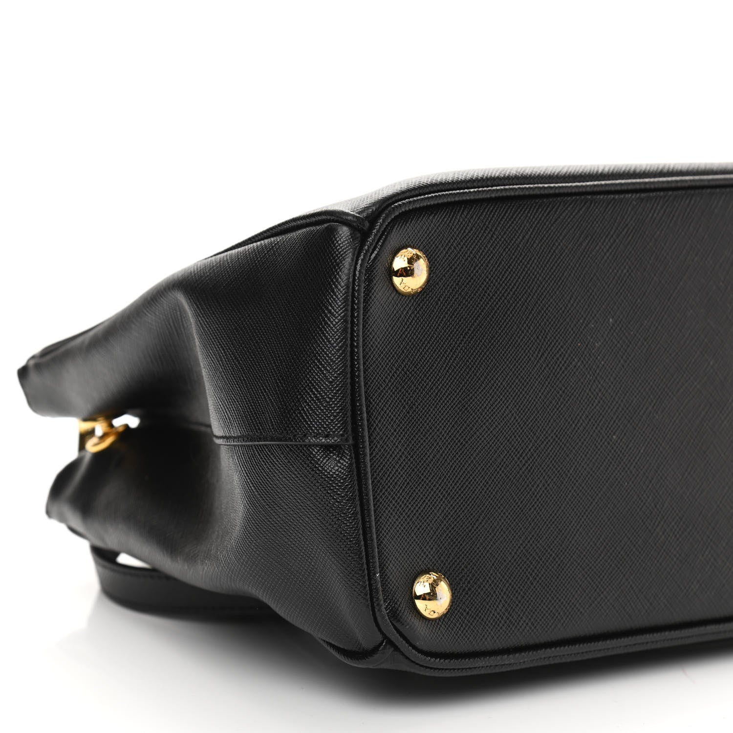 Prada Saffiano Small Galleria Double Zip Tote Black 9 of 10
