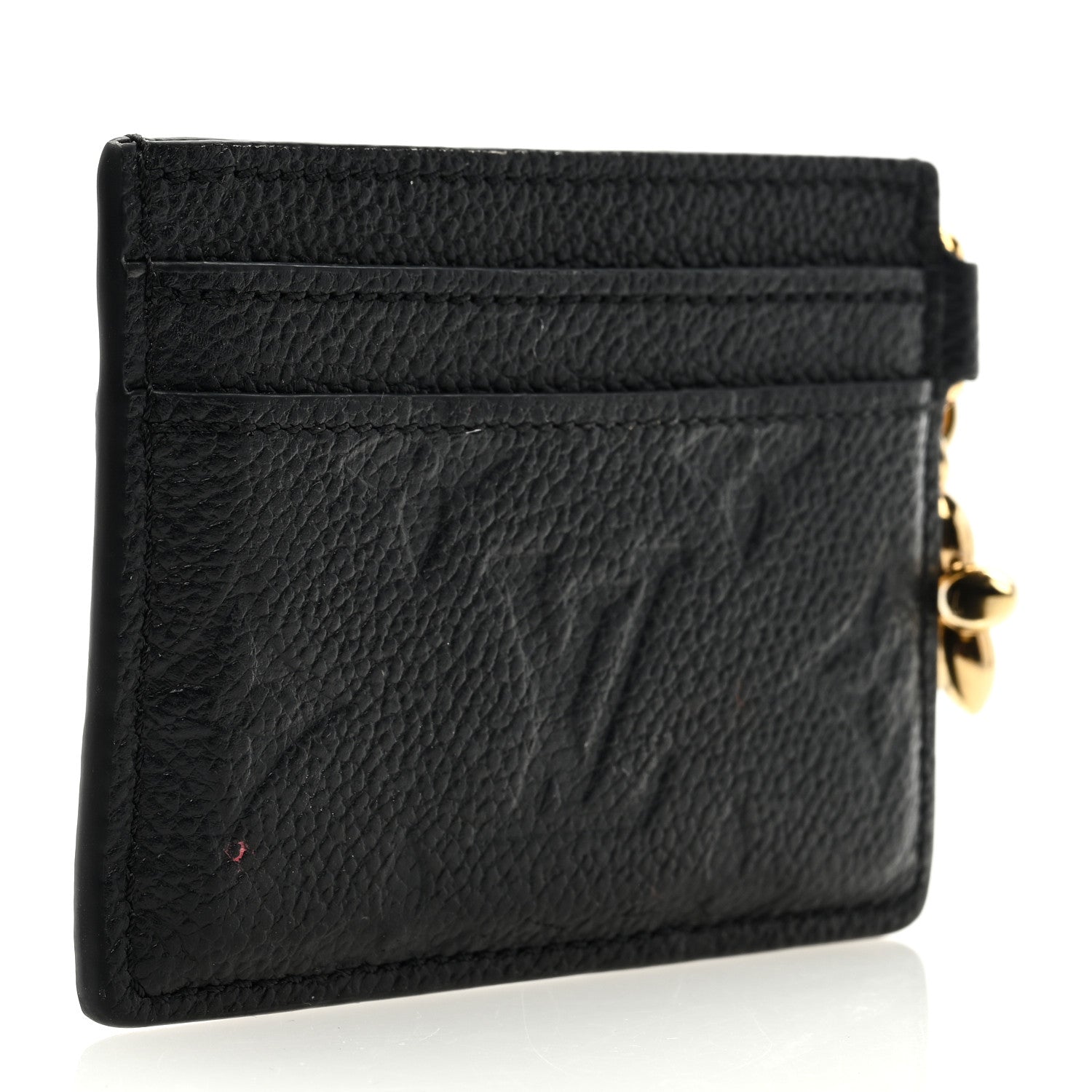 Louis Vuitton Empreinte Monogram LV Charms Card Holder Black 3 of 6
