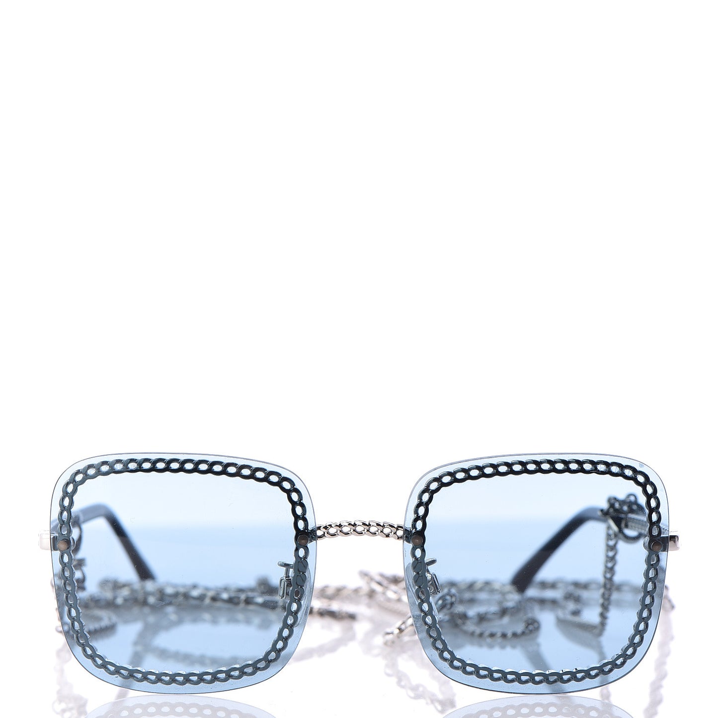 Chain Square Sunglasses 4244 Blue
