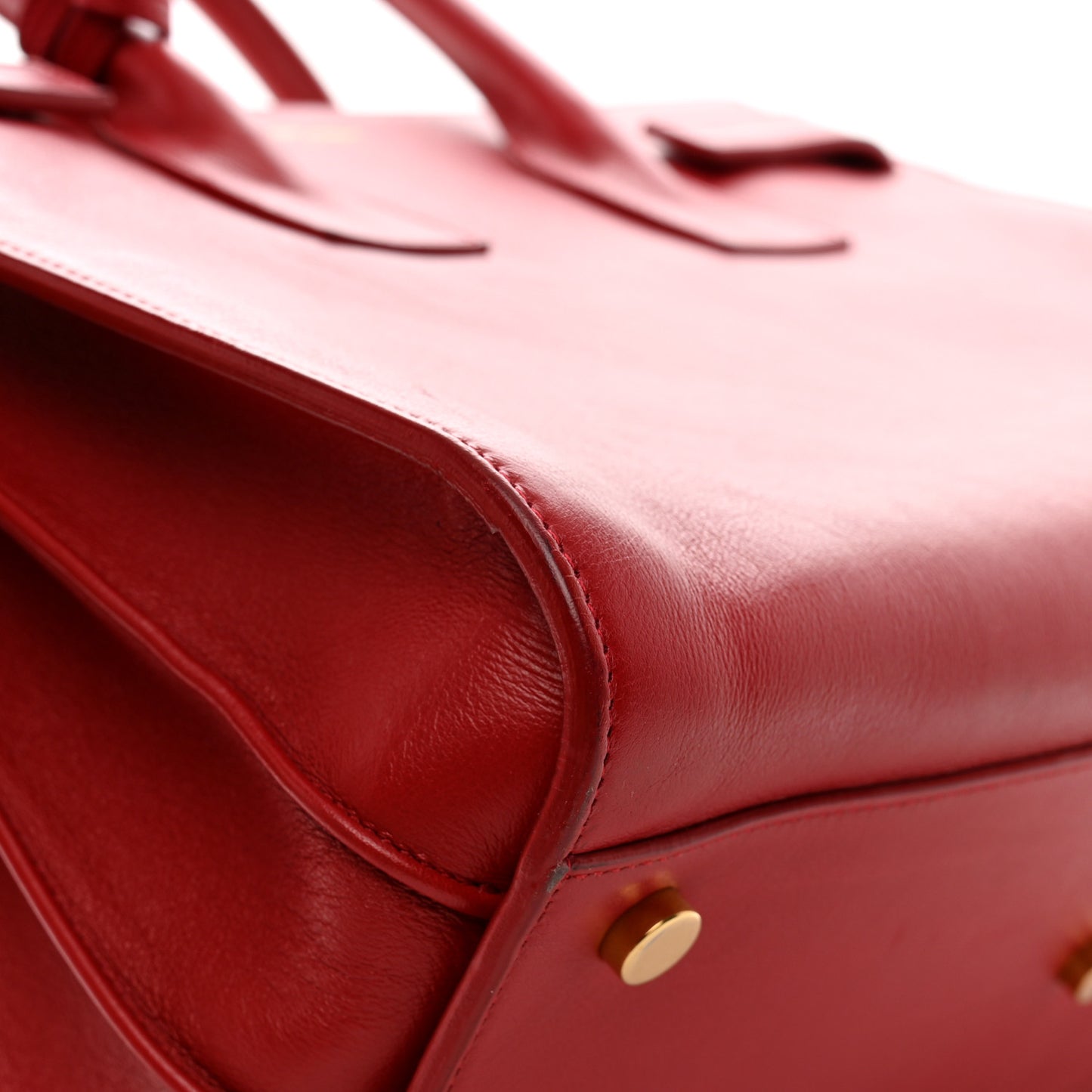 Calfskin Small Sac De Jour Lipstick Red
