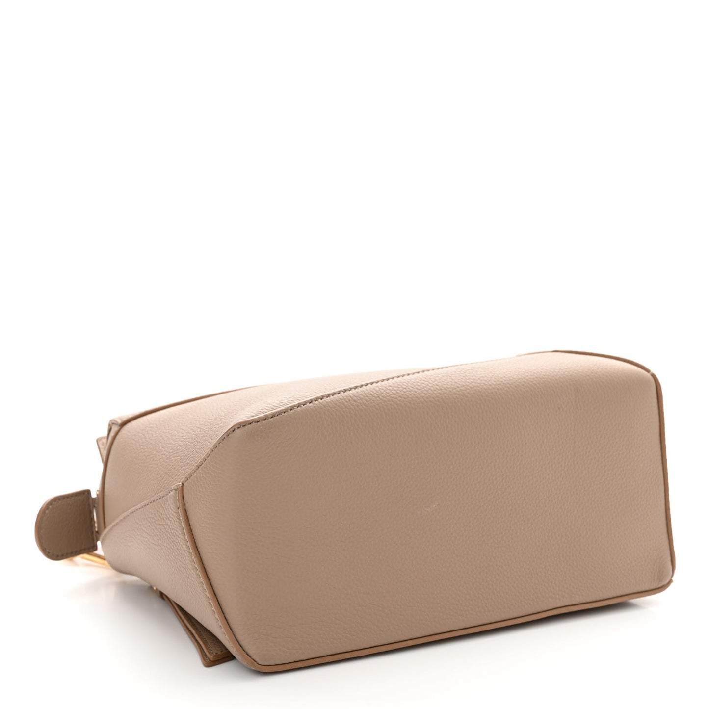 Grained Calfskin Small Puzzle Edge Bag Sand