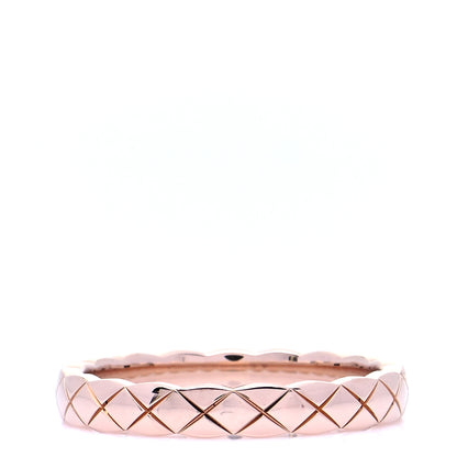 Chanel 18K Beige Gold Mini Coco Crush Ring 55 7.25 1 of 6