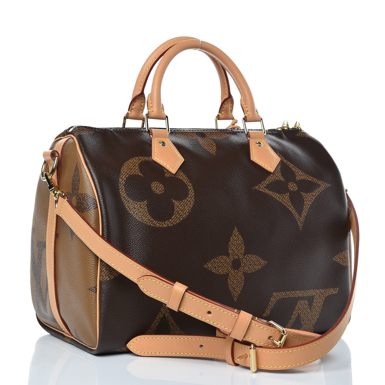 Louis Vuitton Reverse Monogram Giant Speedy Bandouliere 30 3 of 11