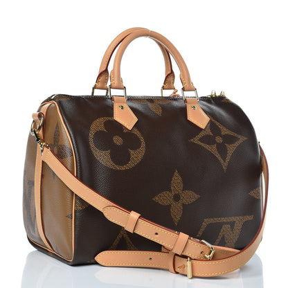 Louis Vuitton Reverse Monogram Giant Speedy Bandouliere 30 3 of 11