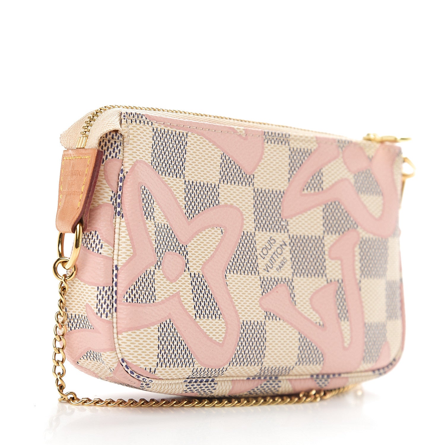 Louis Vuitton Damier Azur Tahitienne Mini Pochette Accessories 2 of 10