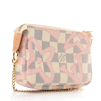 Louis Vuitton Damier Azur Tahitienne Mini Pochette Accessories 2 of 10