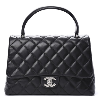 Chanel Lambskin Quilted Medium Kelly Flap Bag Black 1 of 16