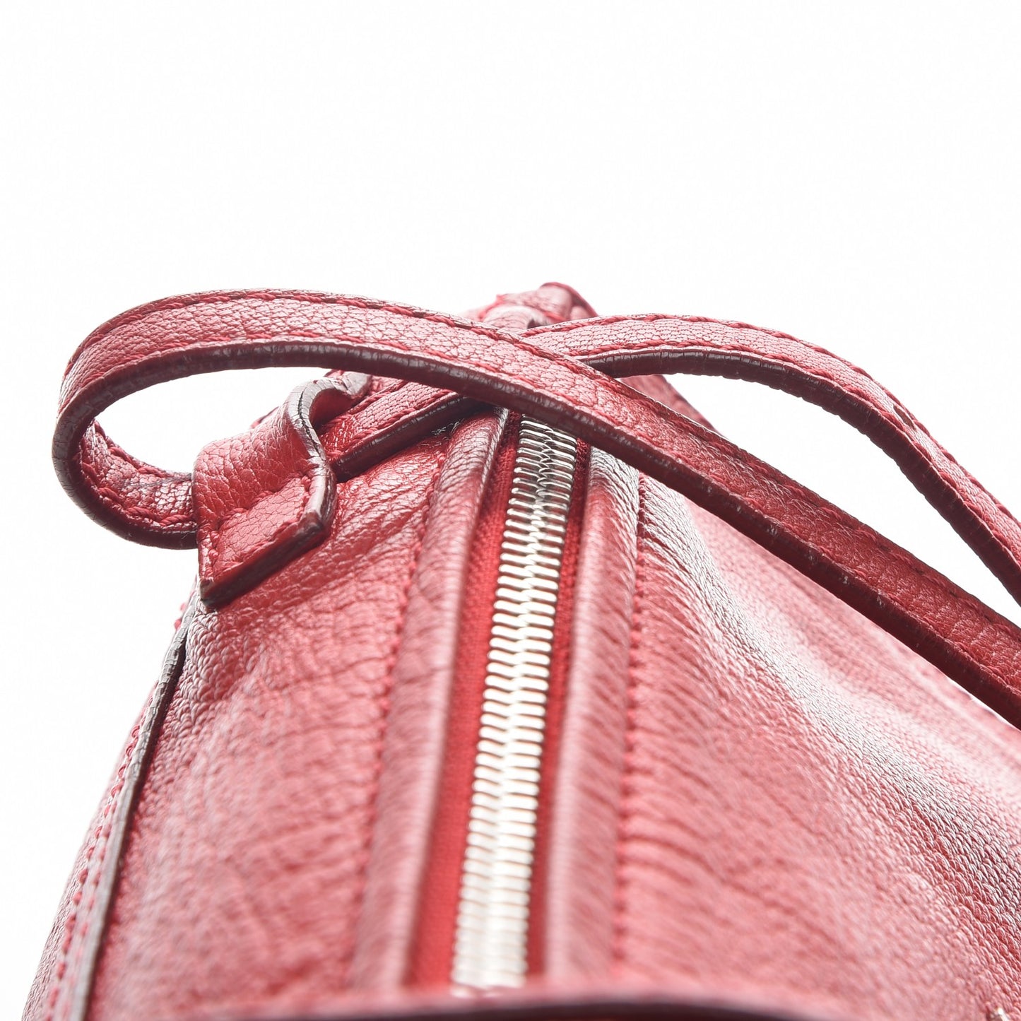 Sugar Goatskin Mini Pandora Red