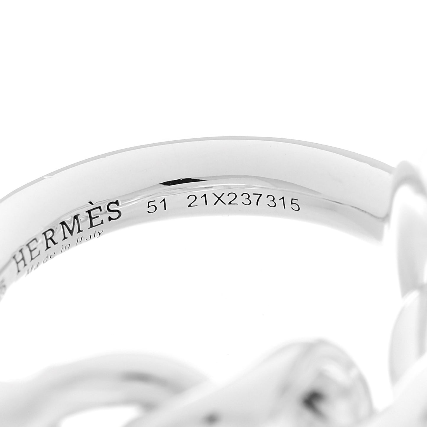 Sterling Silver GM Croisette Ring 51 5.75