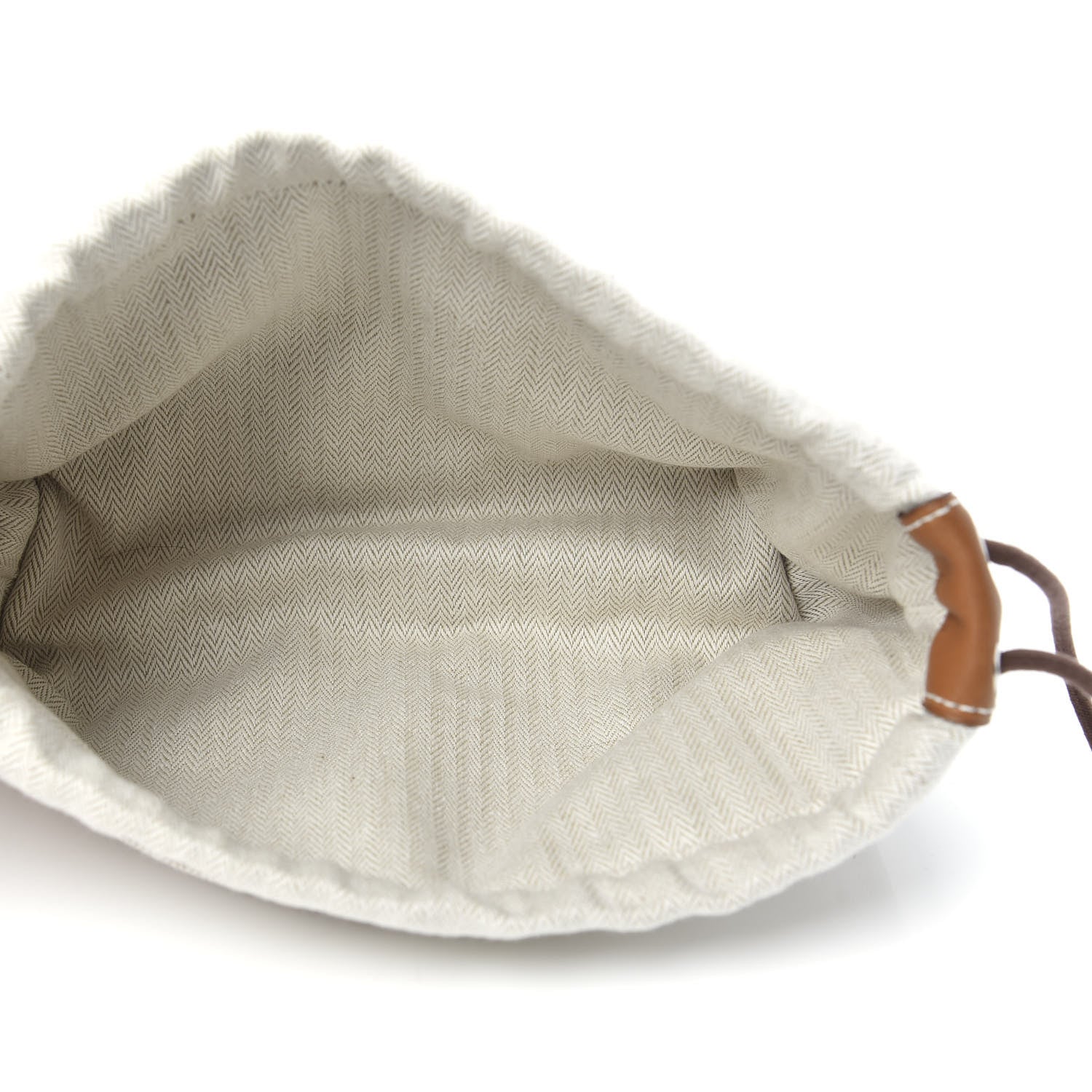 Hermes Canvas Barenia Fourbi 20 PM Pouch Naturel Fauve 5 of 10