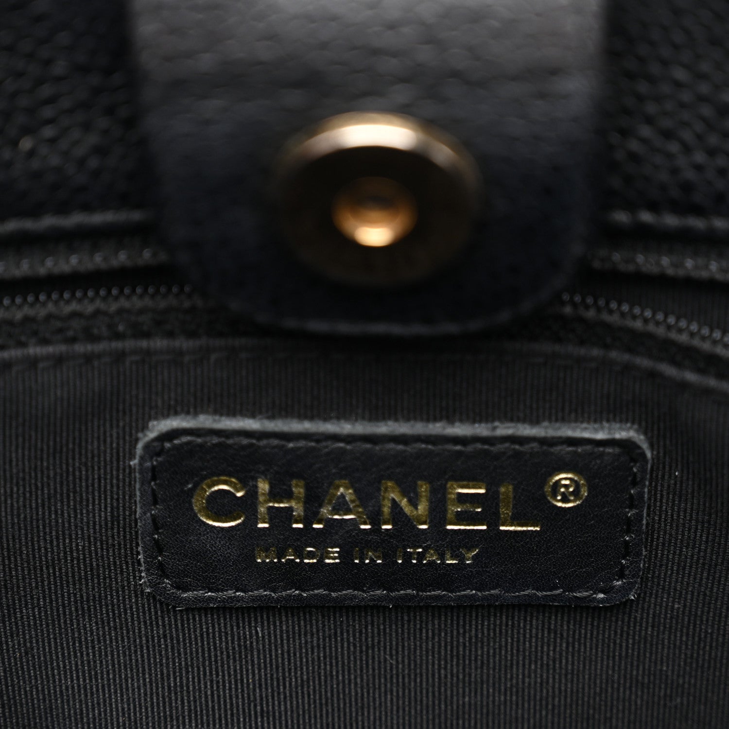 Chanel Caviar Quilted Petit Shopping Tote PST Black 6 of 14