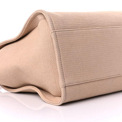 Chanel Canvas Large Deauville Tote Beige 9 of 10