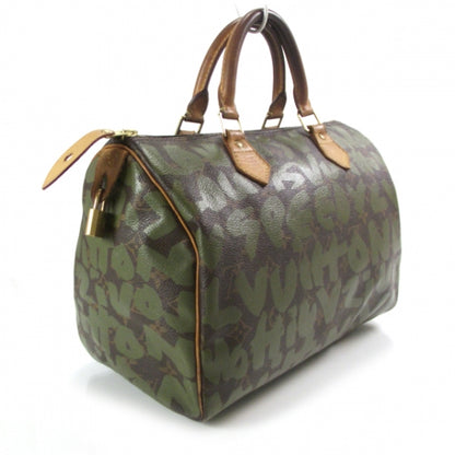 Louis Vuitton Monogram Graffiti Speedy 30 Kaki 3 of 9