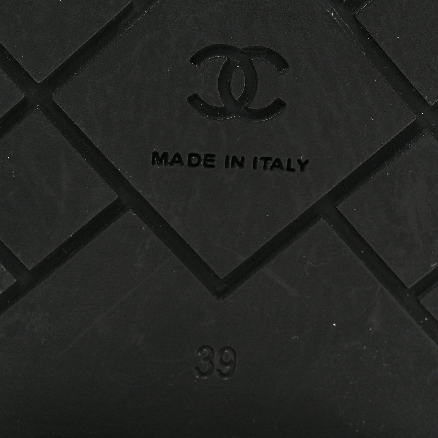 Chanel Lambskin Quilted CC Mules Wedge Sandals 39 Black 8 of 9