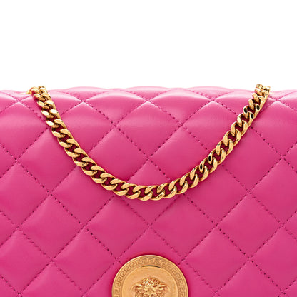 Versace Nappa Quilted Medusa Chain Crossbody Pink 8 of 12