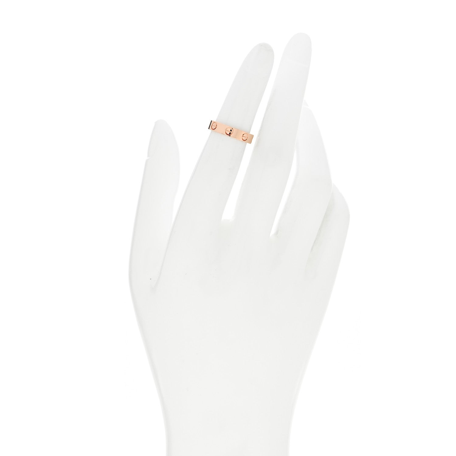 Cartier 18K Pink Gold 3.5mm LOVE Wedding Band Ring 47 4 2 of 5