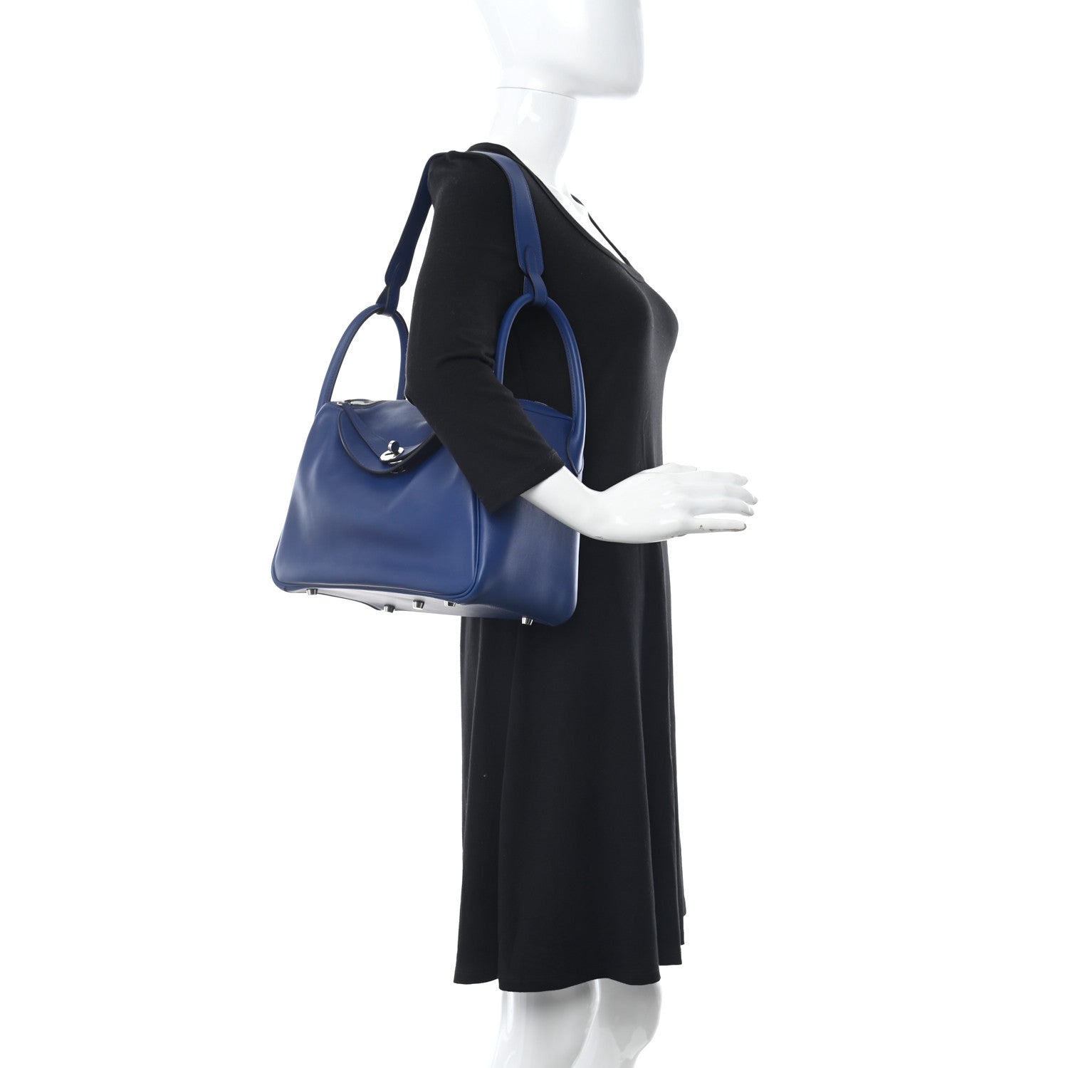 Hermes Swift Lindy 30 Bleu Saphir 2 of 15