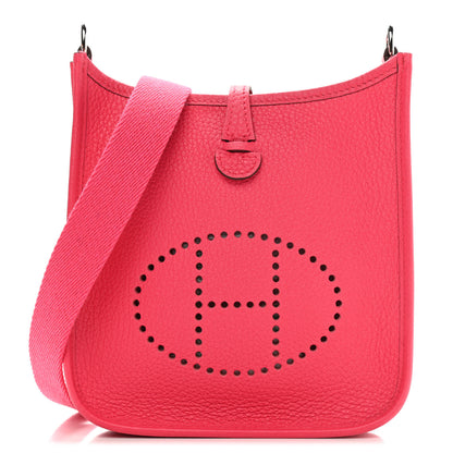 Hermes Taurillon Clemence Evelyne TPM Rose Extreme 1 of 10