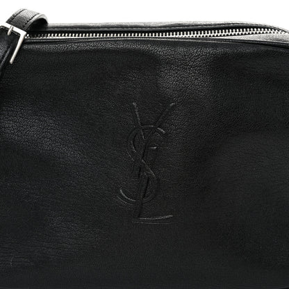Saint Laurent Lambskin Monogram Small Lou Camera Bag Black 8 of 10