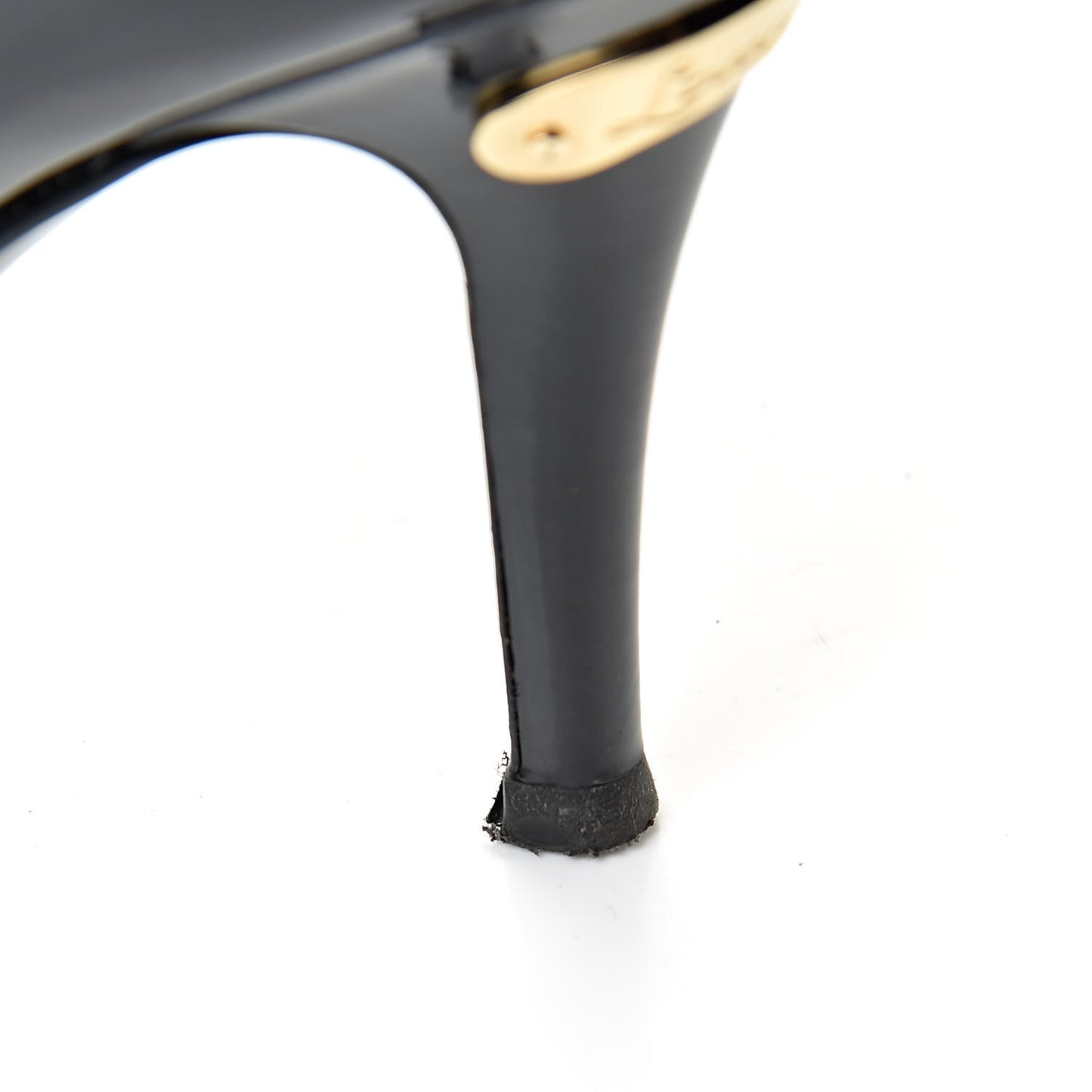 Patent Calfskin Pumps 37 Black