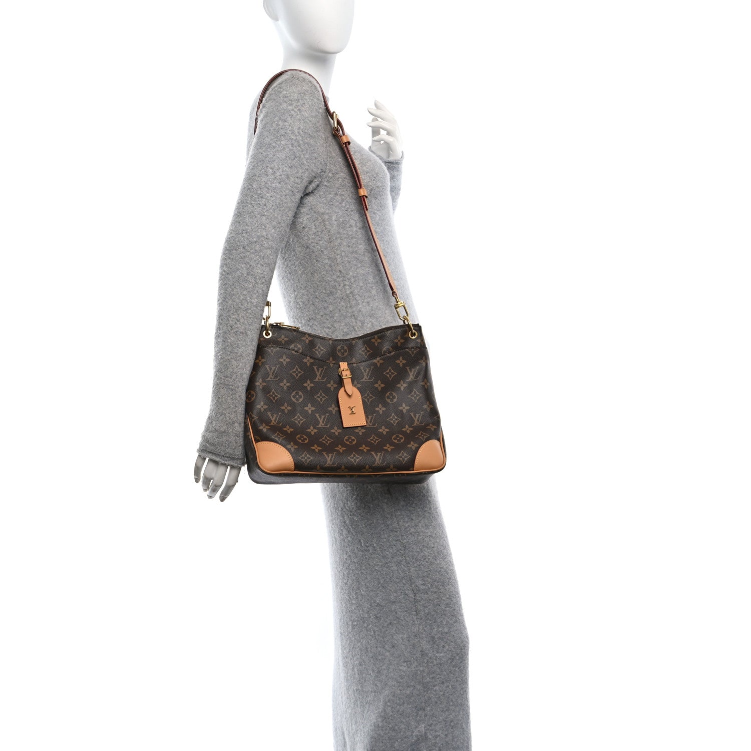 Louis Vuitton Monogram Odeon MM Natural 3 of 9