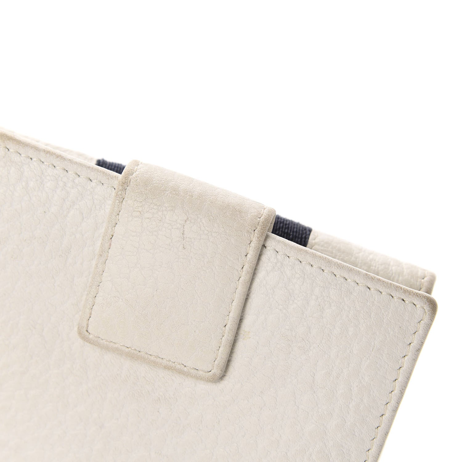 Gucci Goatskin Web French Flap Wallet White 11 of 13