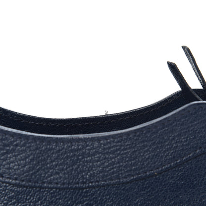 Balenciaga Chevre Silver Metallic Edge Hardware Hip Bleu Nuit 10 of 10