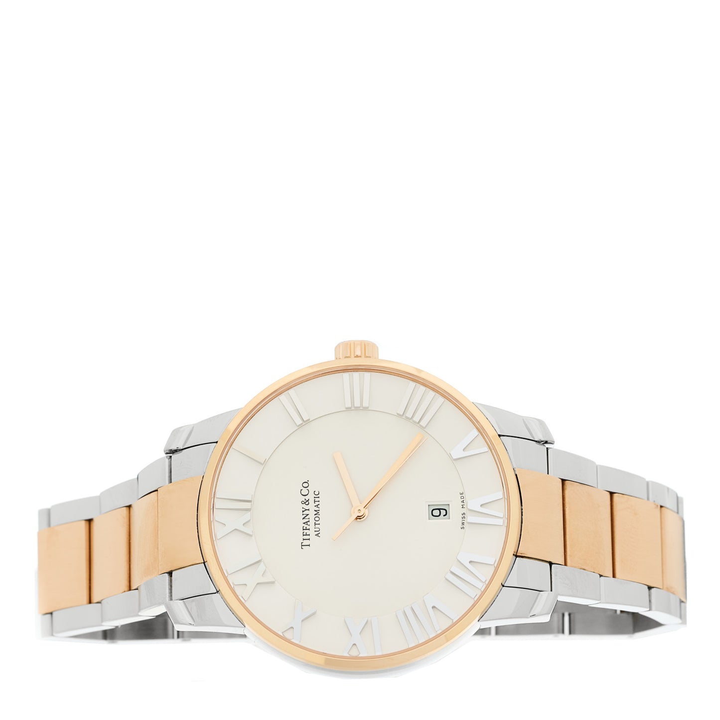Stainless Steel 18K Rose Gold 42mm Atlas Automatic Watch