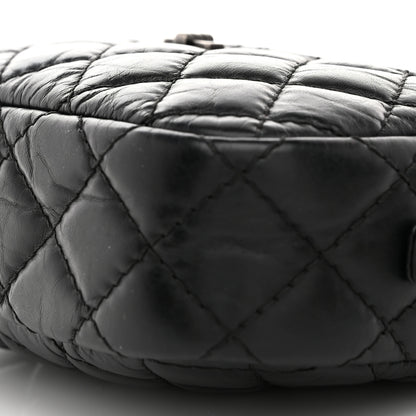 Chanel Aged Calfskin Quilted Mini Reissue Camera Case Black 10 of 10
