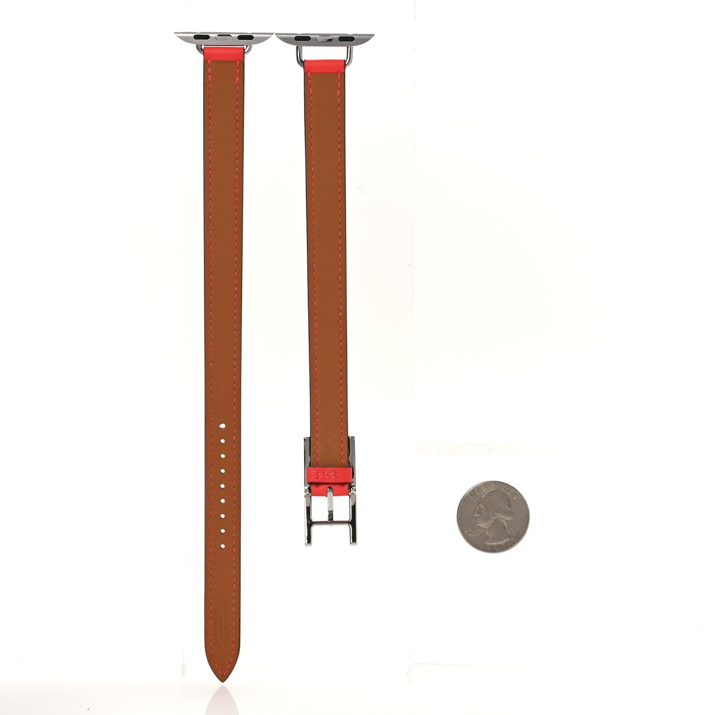 Swift Apple Watch Attelage Double Tour Band Orange Field