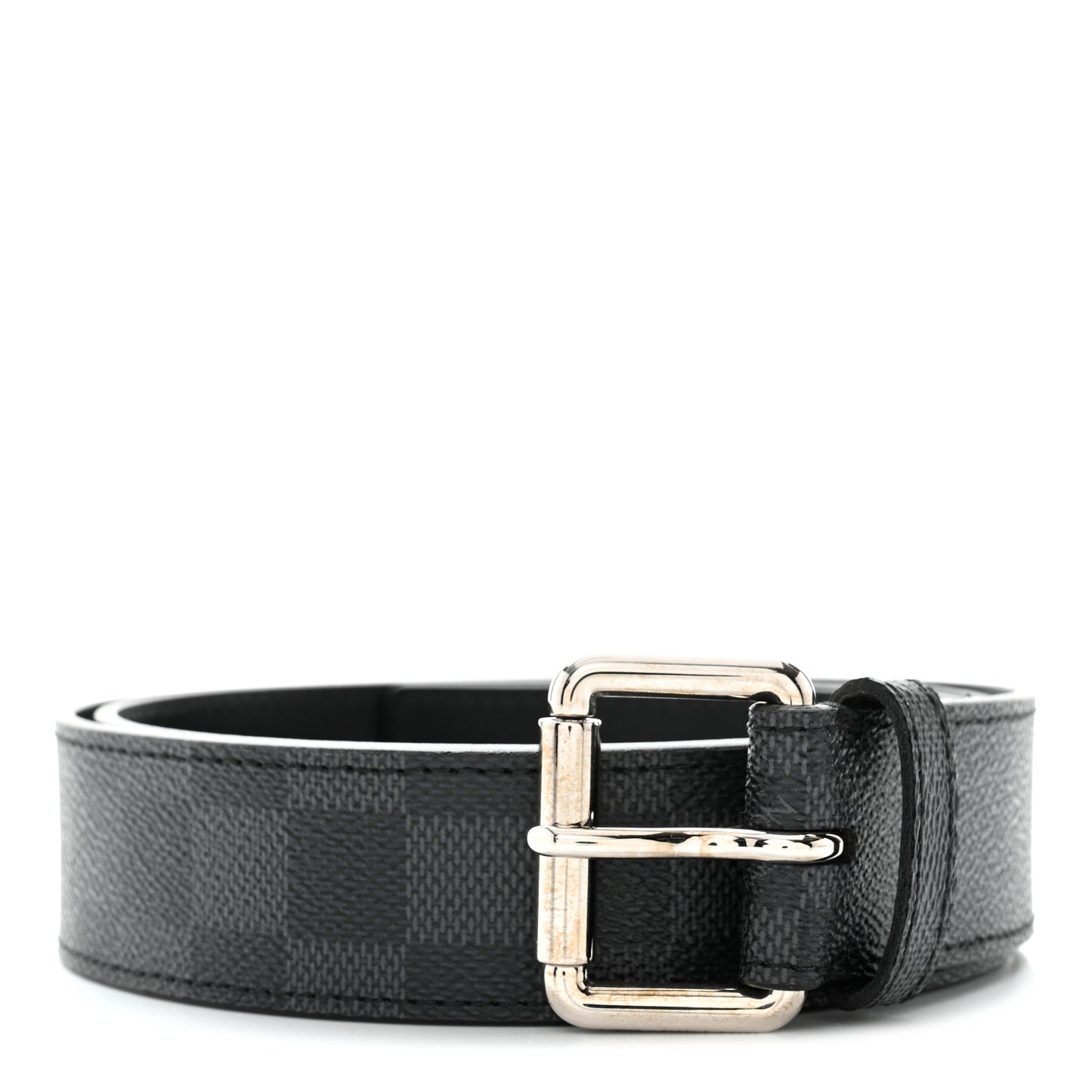 Damier Graphite Ellipse Belt 90 36