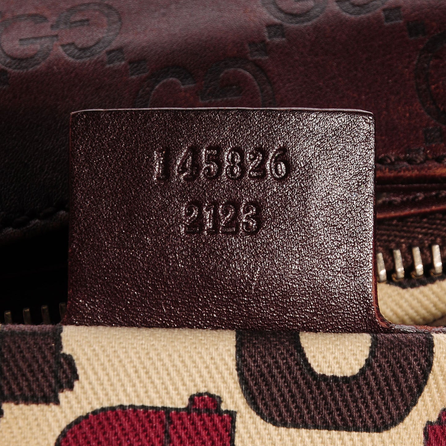 Guccissima Creole Hobo Chocolate
