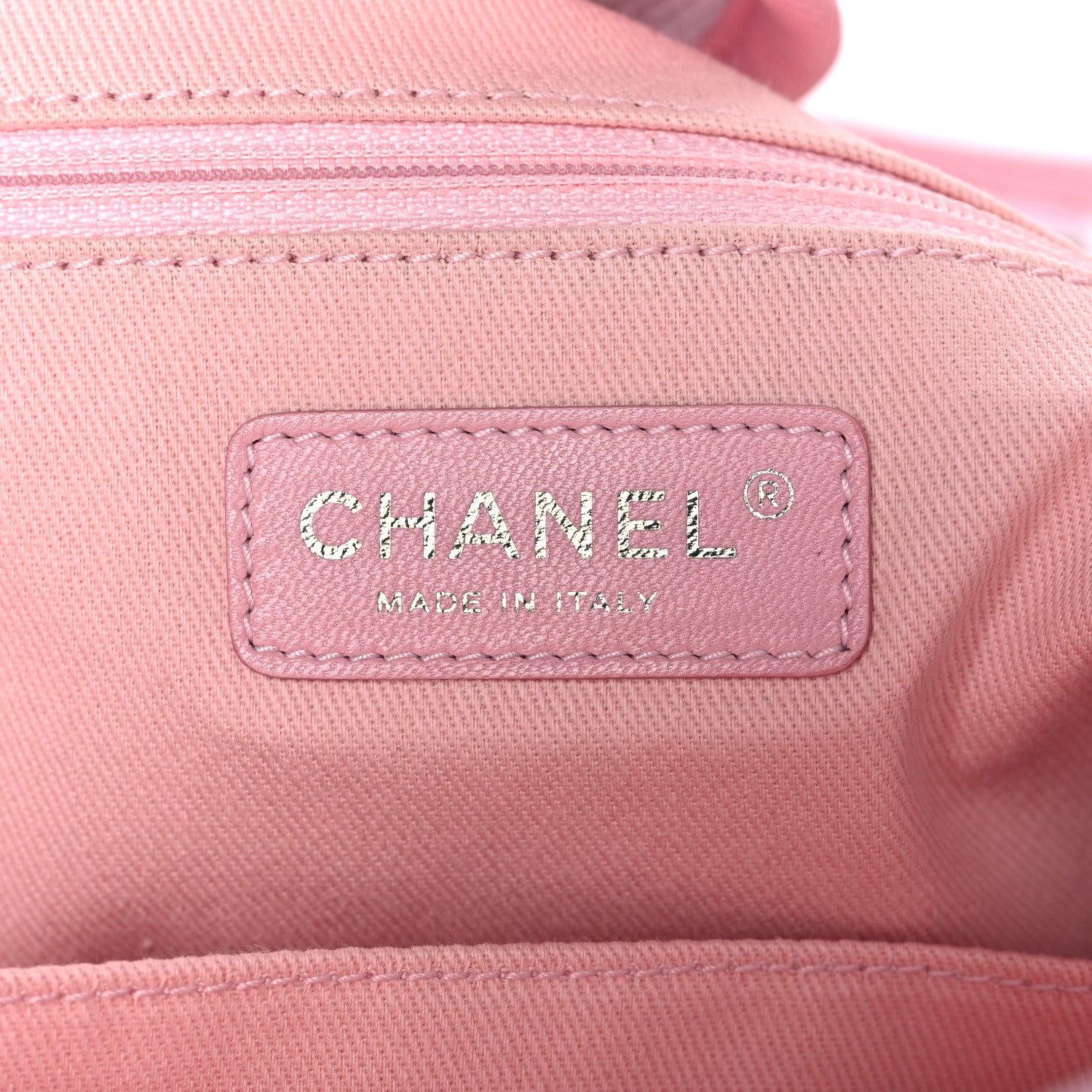 Chanel Woven Straw Raffia Medium Deauville Tote Pink 6 of 11