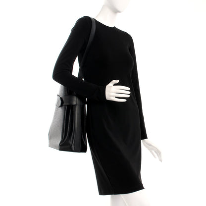 Louis Vuitton Epi Sac D'Epaule GM Black 2 of 7