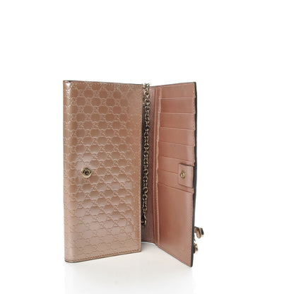 Gucci Microguccissima Signature Chain Wallet Rose Beige 5 of 8