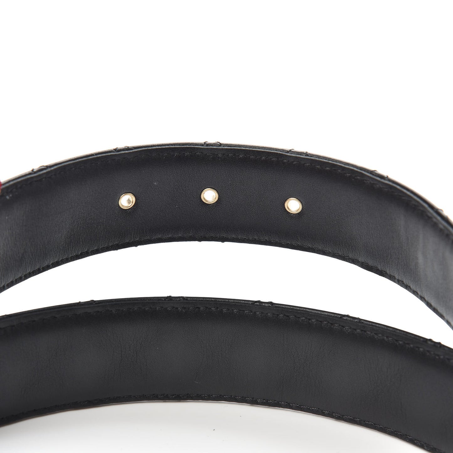 Lambskin Quilted CC Chain Belt 85 34 Black